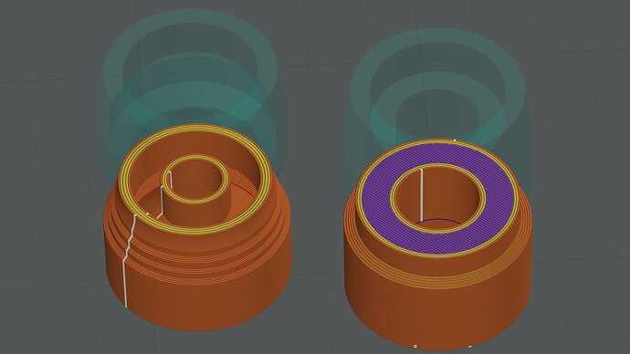 New 8/16 part on the left side of the picture - Compact Standard 8mm right side